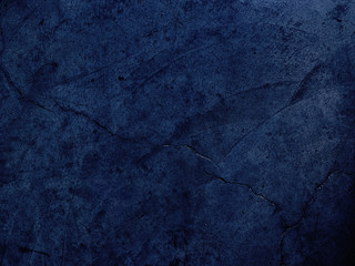 the blue rough cement wall