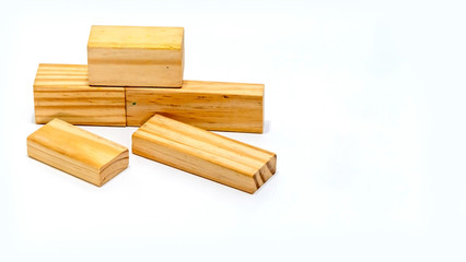 close up multi-colored wooden blocks