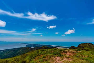 Landscape Green Blue Sky Chame