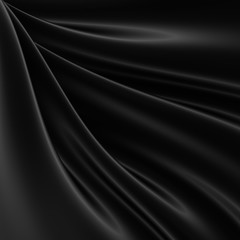 Abstract silk in the wind