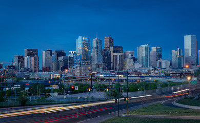 Fototapeta na wymiar Denver Skyline