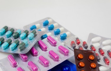  medicine pack in pharmacy drugstore