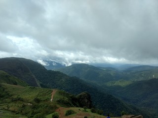 view of mountains