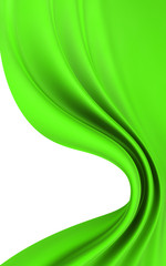 Abstract silk in the wind