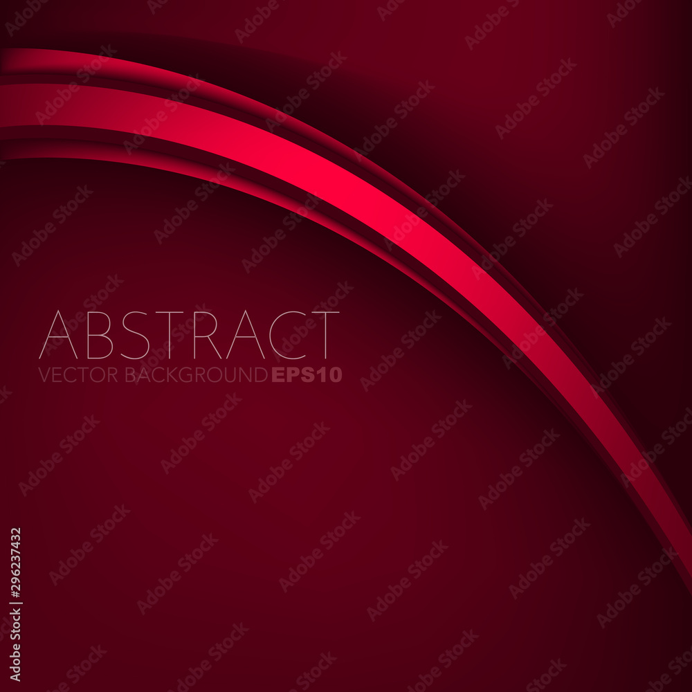 Poster red background with copy space for your text