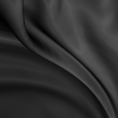 Abstract silk in the wind