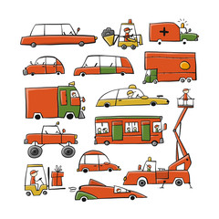 Baby toy cars collection for your design