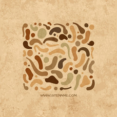 Abstract background on grunge for your design