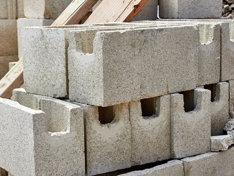 Concrete Masonry Blocks For Construction