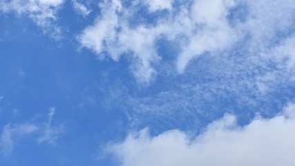 blue sky with clouds