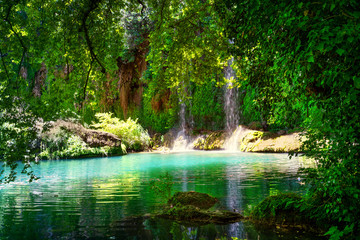 Kursunlu Waterfall in nature park