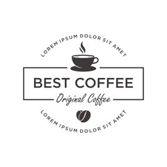 coffee shop logo, design concept inspiration