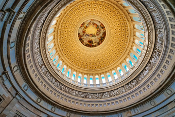 US Capitol Dome Rotunda Apothesis Washington DC