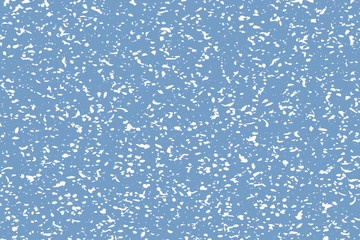 Abstract scratched background. Blue and white vector texture template.White noise.