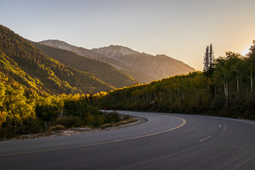 road in mountains