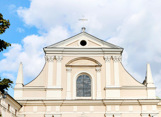 Fototapeta na wymiar KRAKOW, POLAND - SEPTEMBER 18, 2019: Church of the Visitation of the Blessed Virgin Mary