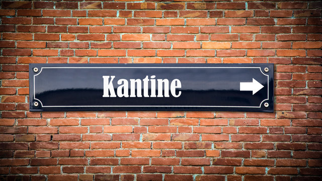 Schild 404 - Kantine