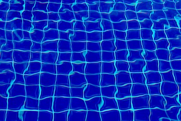 Fototapeta na wymiar wallpaper texture blue water in swimming pool 