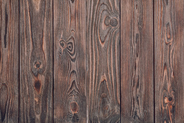 Fototapeta premium Texture of wooden surface as background, top view