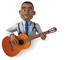 Obraz premium Fun doctor - 3D Illustration