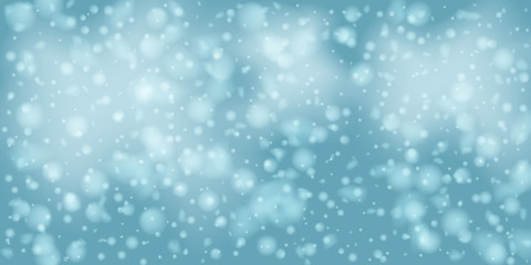 Fototapeta premium Snowflakes, snowfall.