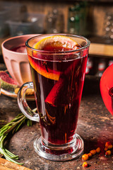 winter drinks in the cafe