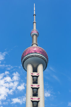 Oriental Pearl Tower in Shanghai China