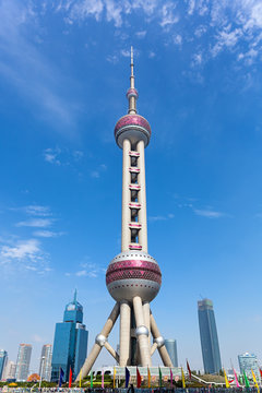 Oriental Pearl Tower in Shanghai China