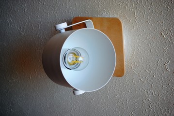 Fashionable lamps 2020. Loft lamps. The combination of metal and wood.