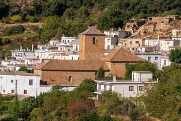 Fototapeta na wymiar The town of Juviles in the Alpujarra (Spain)