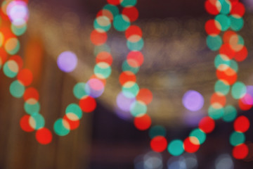 Abstract blurred lights