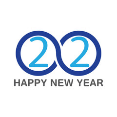Happy New Year 2020 Text Design Patter, Vector illustration.