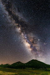 Milky Way, Mountain, and Meadow