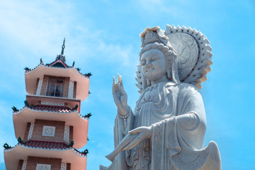 Vinh Nghiem Pagoda Temple Ho Chi Minh City Saigon Vietnam