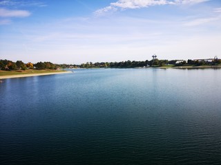 Schotterteich im Herbst