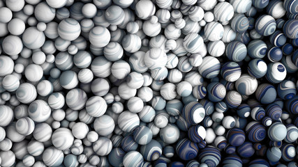 Bright background with a volumetric pattern and print. 3d illustration, 3d rendering.