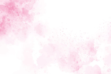 Fototapeta na wymiar pink watercolor wash splash background