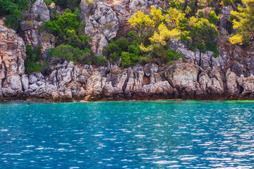 Greece world famous amazing beach island of Zakynthos