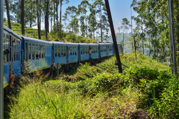 Sri Lanka train railway landscape
