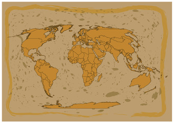 Land brown Africa map wallpaper global 