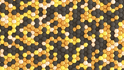 Interior pattern, architectural background. 3d illustration, 3d rendering.