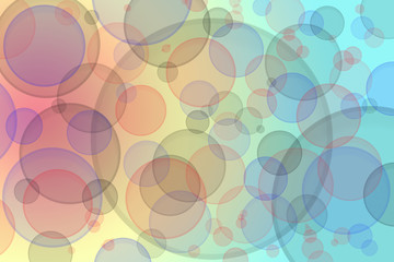 abstract background with circles colorful