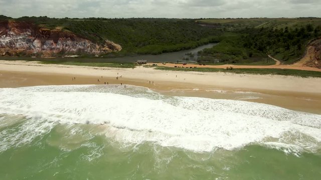 the beach of gunga, Brazil