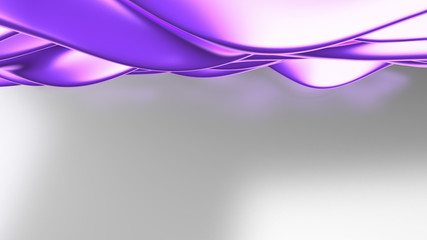 Interior pattern, architectural background. 3d illustration, 3d rendering.