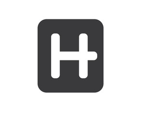H letter ilustration logo vector icon