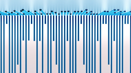 Golden wave background. 3d illustration, 3d rendering.