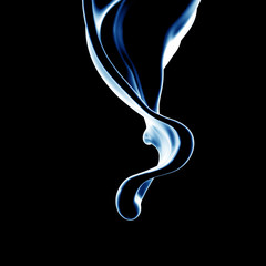 Splash fluid. 3d illustration, 3d rendering.