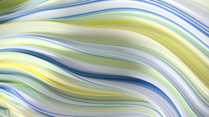 Elegant colored background with lines. 3d illustration, 3d rendering.