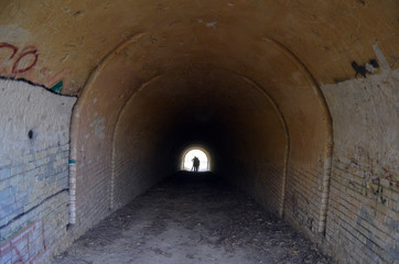 Obraz premium Fort on Bald Mountain.The place counts with paranormal and mystical properties.Built in the Russian Empire in the 19th c. Part of the Kiev Fortress. Kiev, Ukraine