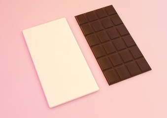 chocolate bar packaging mockup